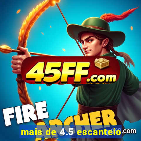 mais de 4.5 escanteio
